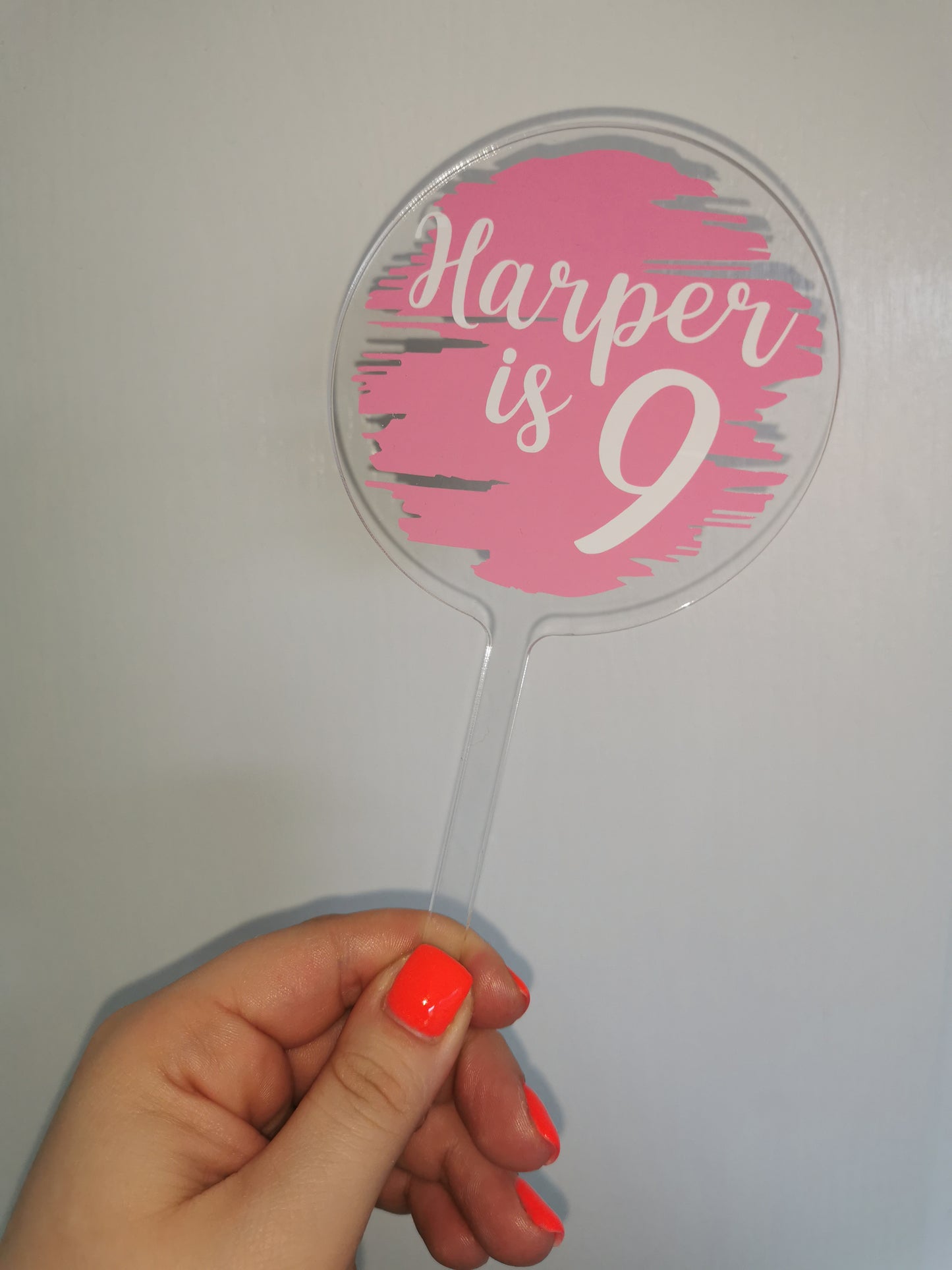 Acrylic Cake Topper | Personalised Cake Topper | Birthday Cake Topper