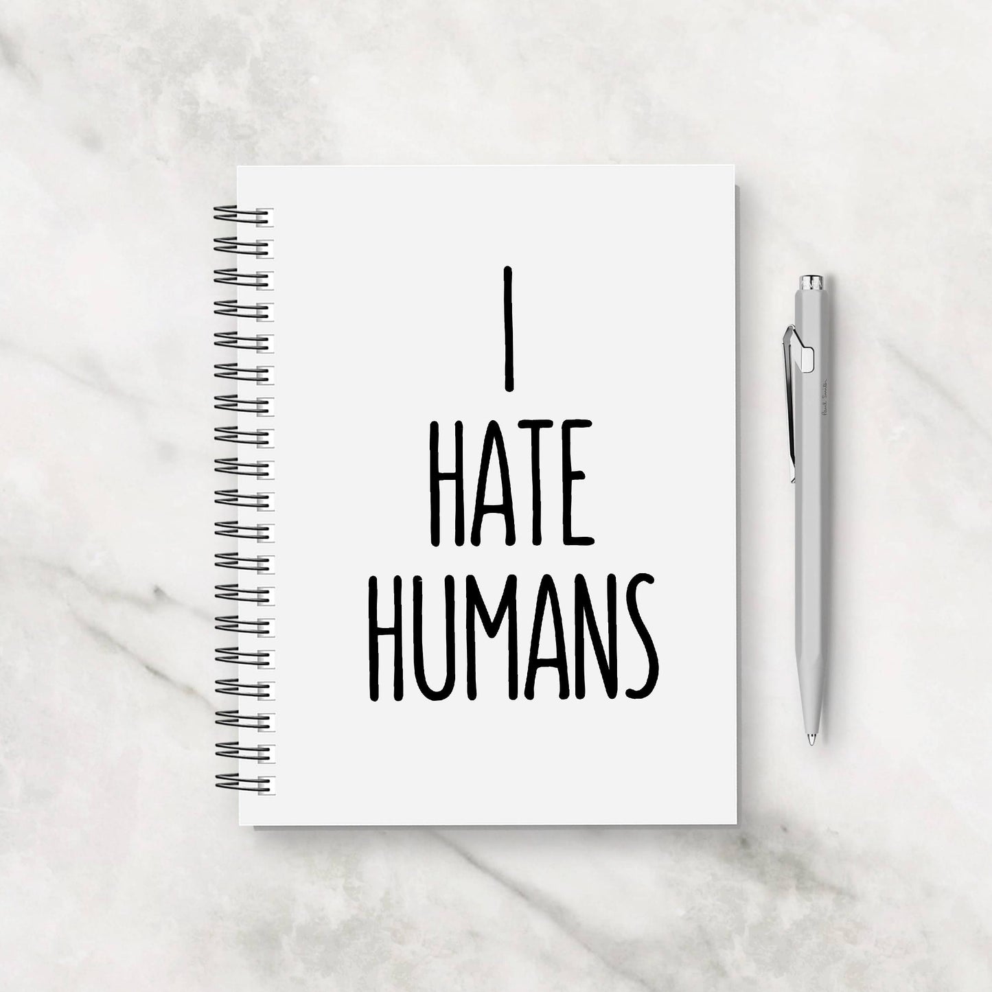 Funny Notebook | I Hate Humans | Banter Notebook | Notepad