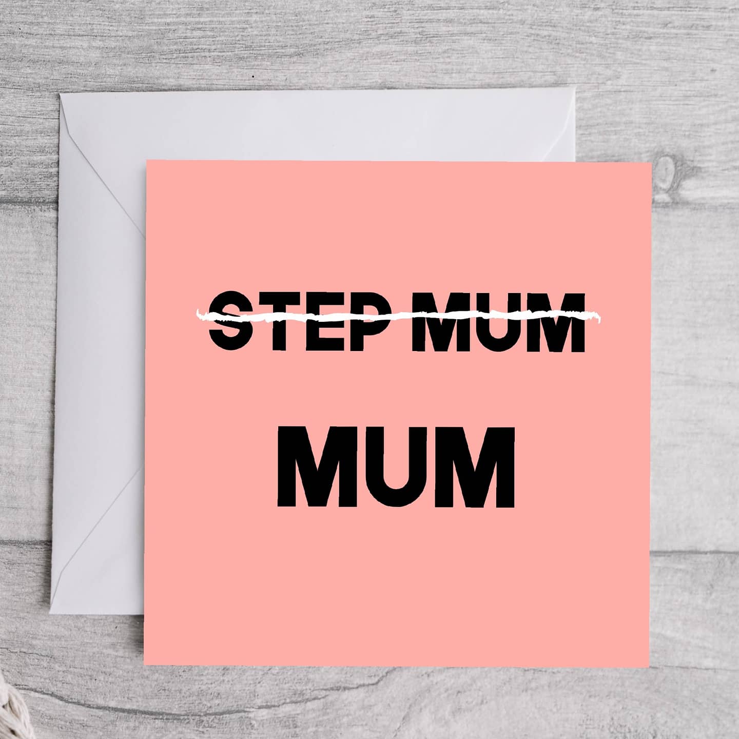 Mothers Day Card | Step Mum | Cute Card