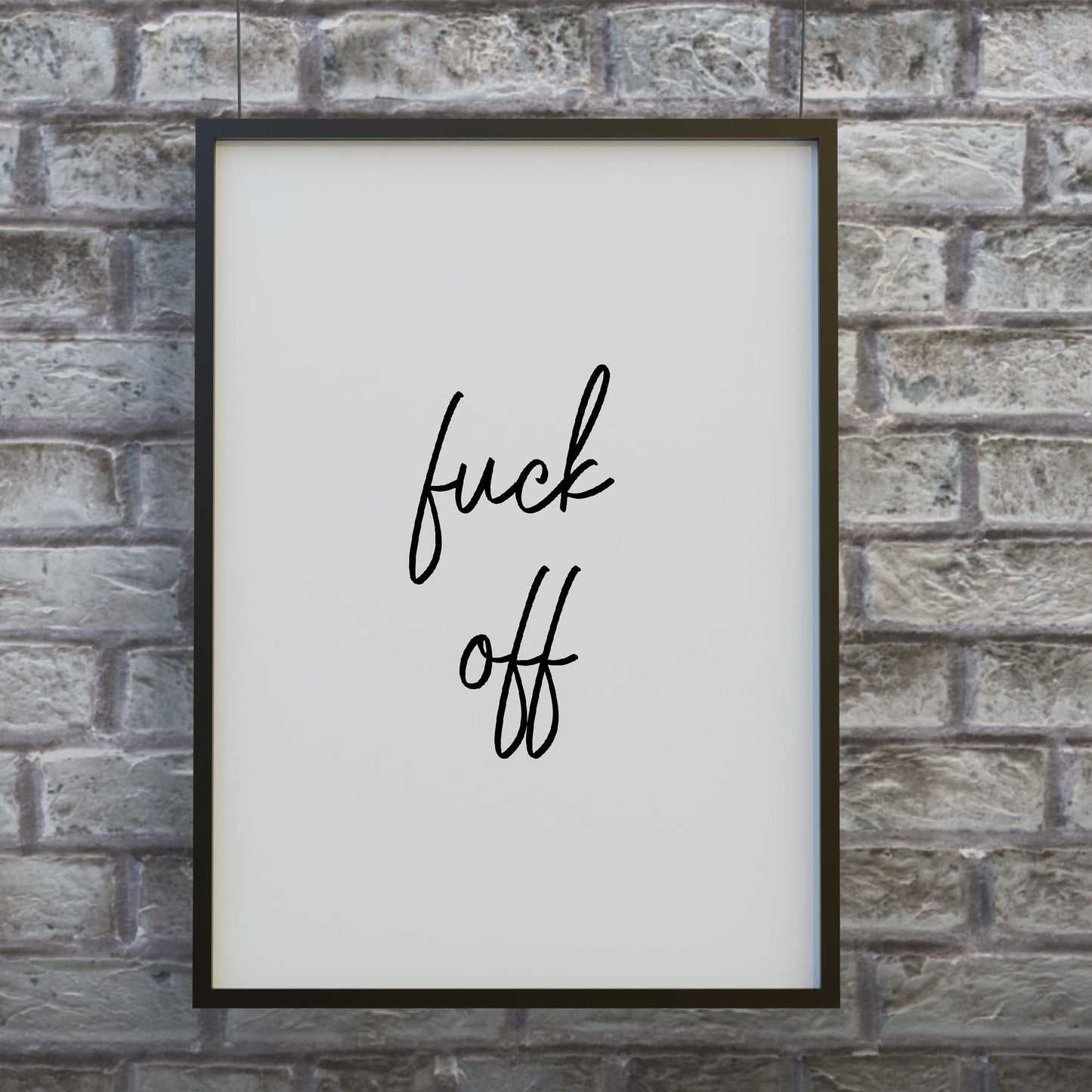 Quote Print | Fuck Off | Funny Print – Dinky Designs
