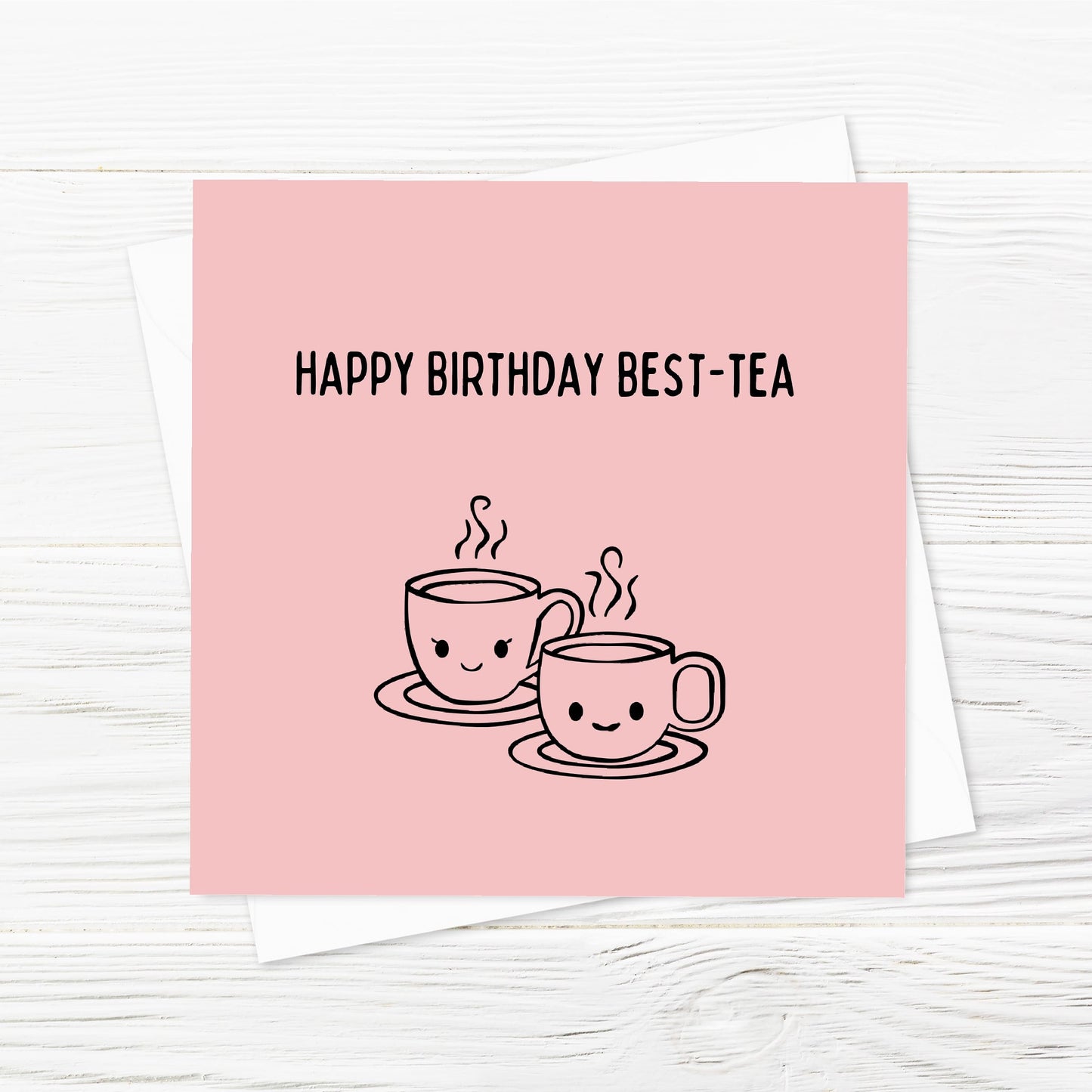 Birthday Card | Happy Birthday Best-tea | Cute Card