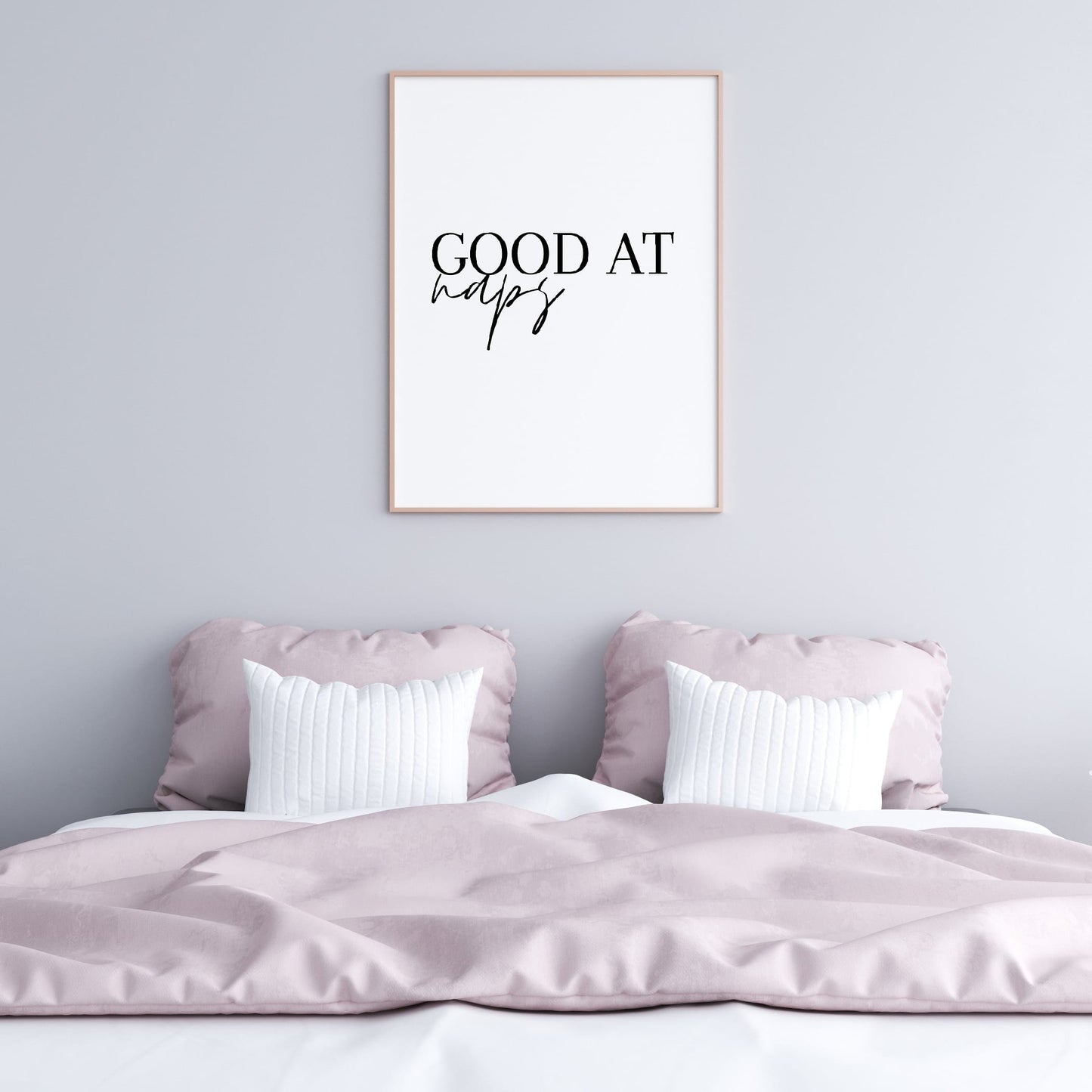 Bedroom Print | Good At Naps | Quote Print