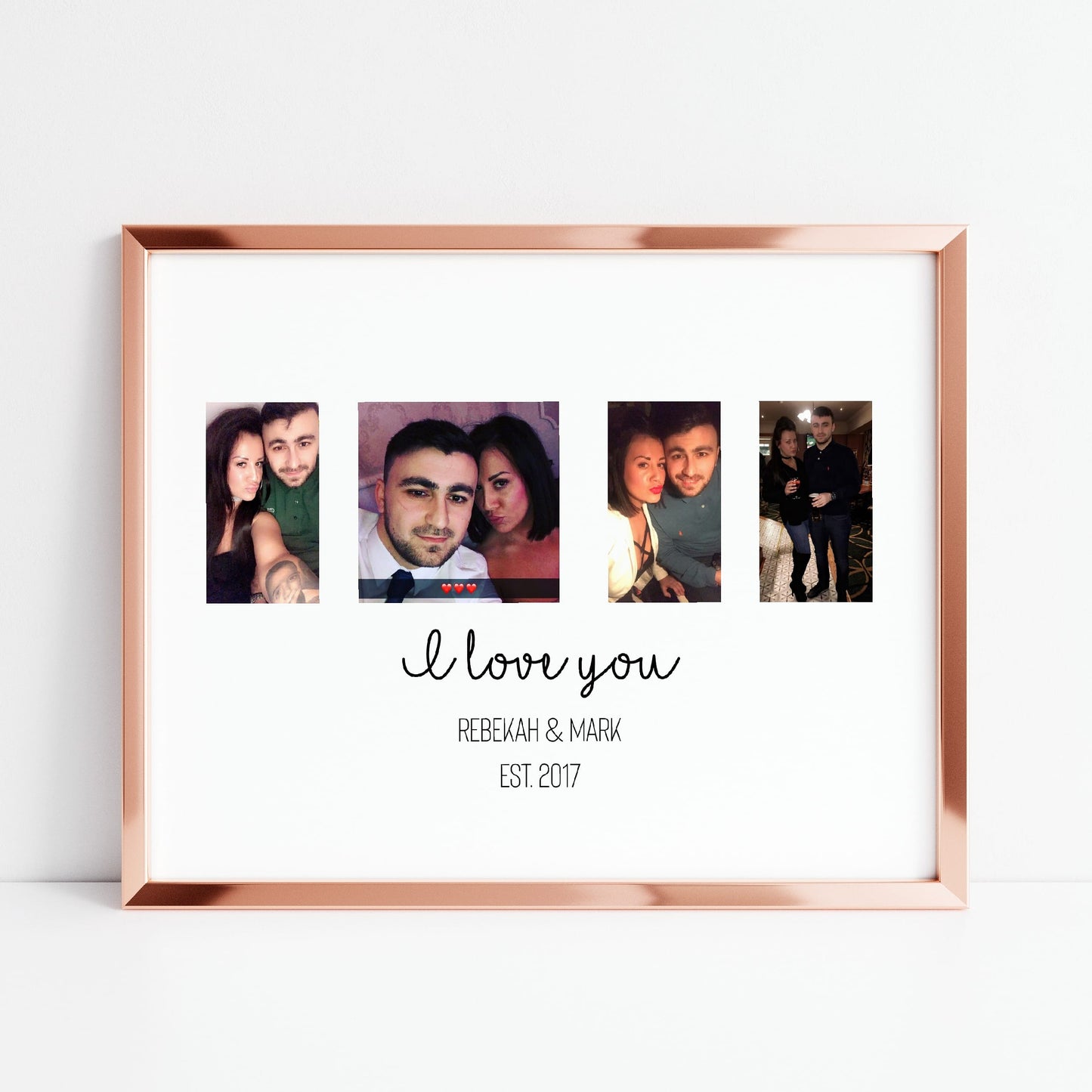 Couples Print | Personalised Photo Print | I Love You Print | Anniversary Print | Wedding Print | Valentines Day Print