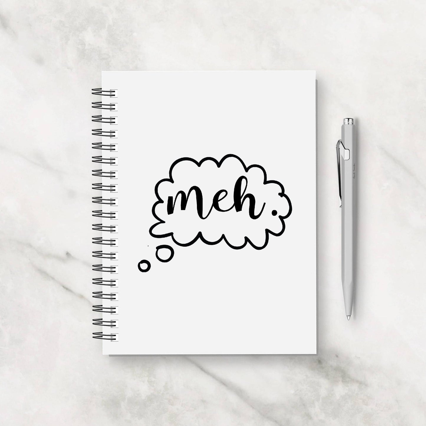 Quote Notebook | Meh Quote Notebook | Notebook Gift