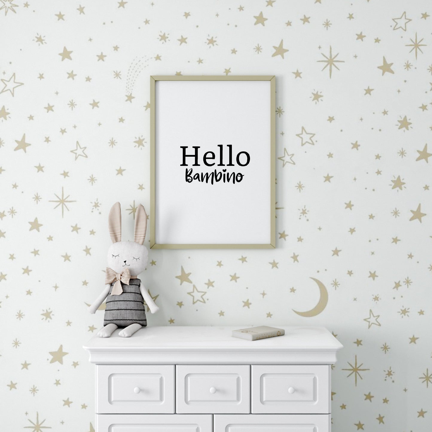 Nursery Print | Hello Bambino | Quote Print