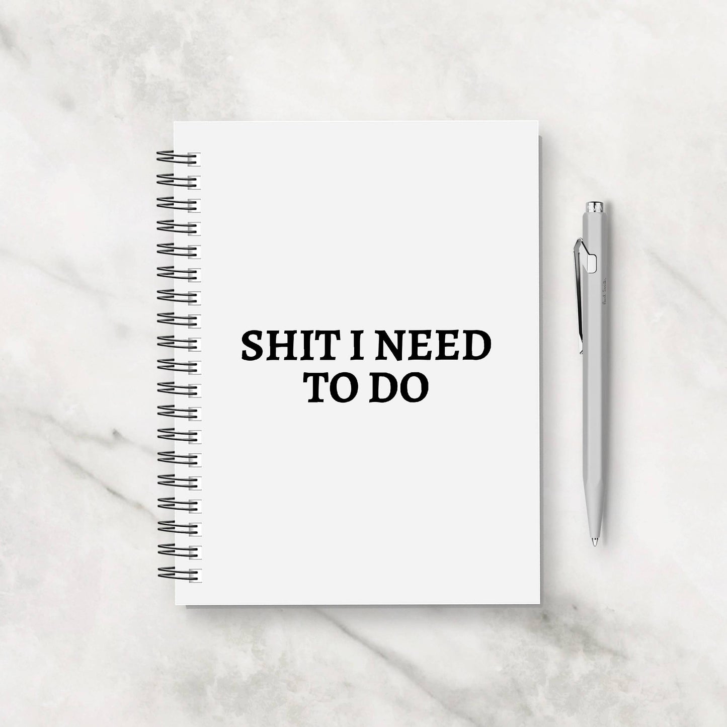 Funny Notebook | Shit I Need To Do Notebook | Quote Notebook | Notebook Gift