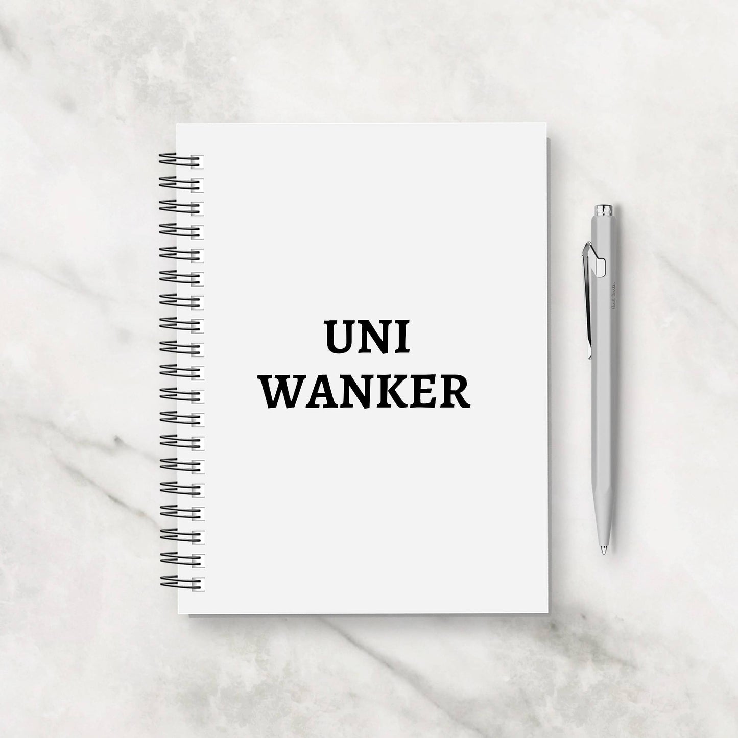 Uni Notebook | University Stationery | Uni Wanker | Funny Notebook