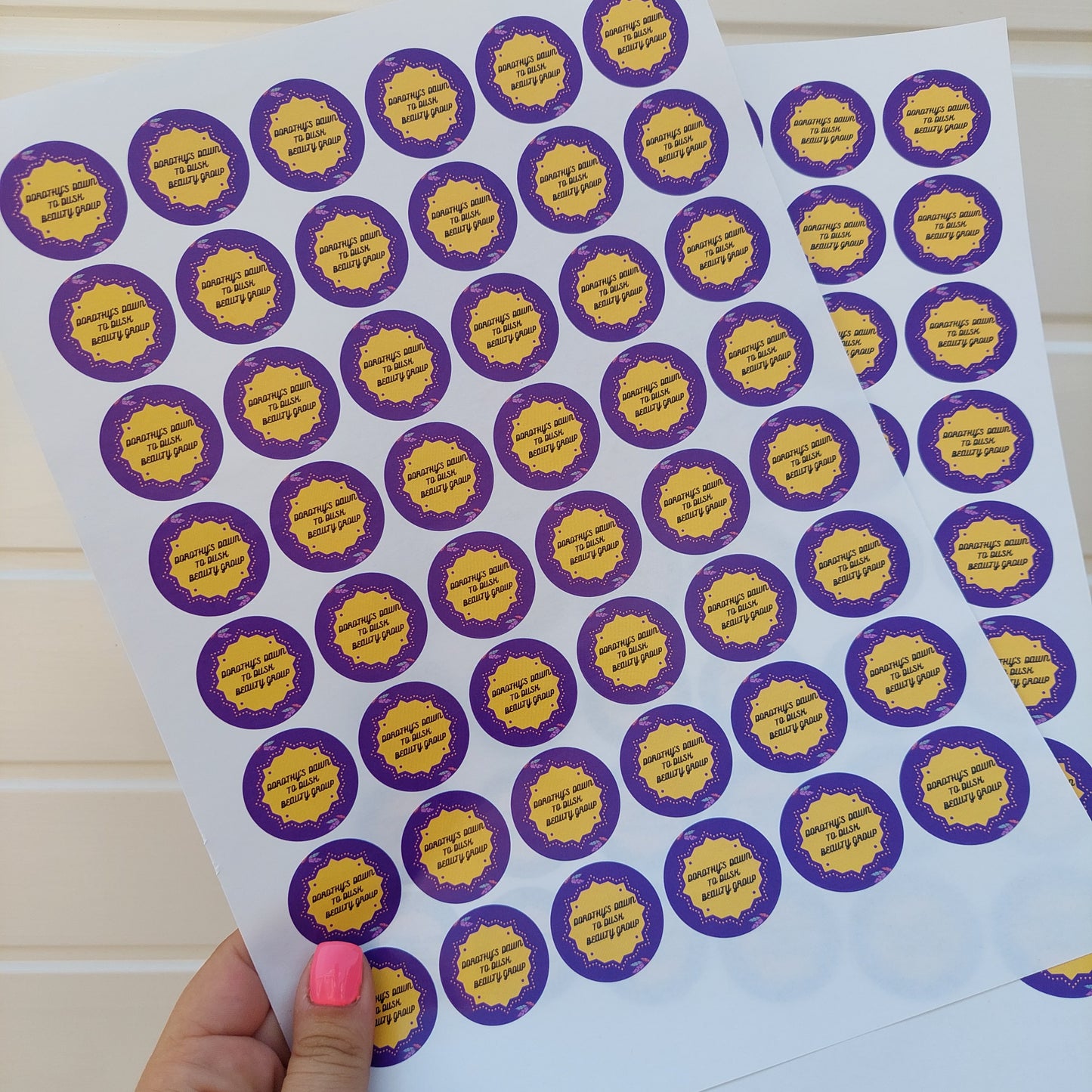 Logo stickers | Various Sizes | Sticker Sheets