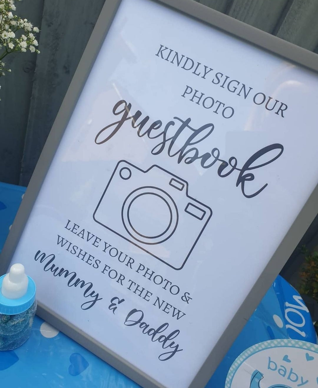 Baby Shower Print | Mummy & Daddy Guestbook | Baby Shower Decor