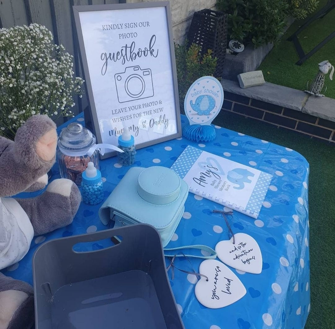 Baby Shower Print | Mummy & Daddy Guestbook | Baby Shower Decor