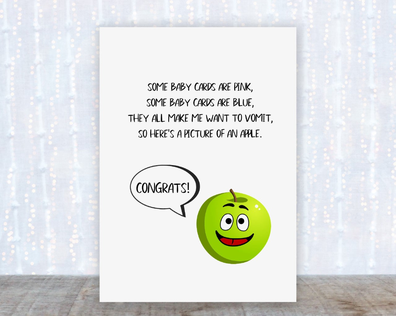 New Baby Card | Some Baby Cards *Funny Fruit* | Joke Card | Funny Card | Baby Shower Card