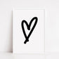 Heart Print (Design 5) | Image Print | Clipart Print