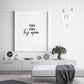 Quote Print | Try, Try, Try Again | Positive Print - Dinky Designs